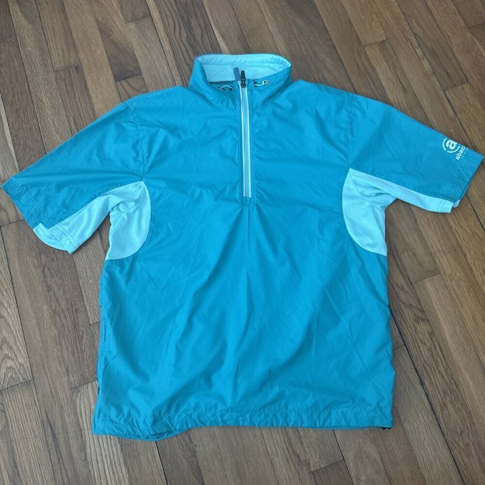 ABACUS Sportswear Wind/Waterproof Breathable Packable Men's Golf Jacket Size M - Picture 2 of 7